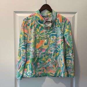Lilly Pulitzer Multicolor Abstract Top
